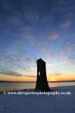 Sunset over the Great Tower, Rutland Water