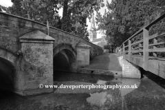 River Chater stone bridge, Ketton village