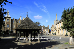 The Wooden Buttercross and Post office, Oakham
