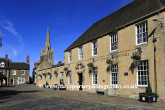 The Wooden Buttercross and Post office, Oakham