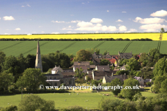 Summer view over Barrowden village