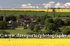 Summer view over Barrowden village