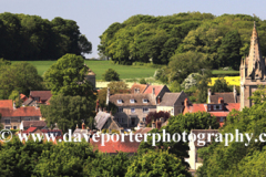 Summer view over Empingham village