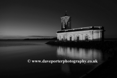 Normanton church at night, Rutland Water