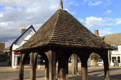 The Wooden Marketcross, Oakham town