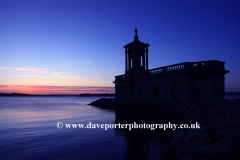 Normanton church at night, Rutland Water