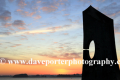 Sunset over the Great Tower, Rutland Water