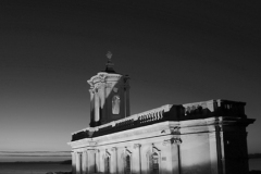 Normanton church at night, Rutland Water