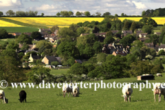 Summer view over Barrowden village