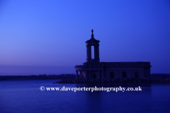 Normanton church at night, Rutland Water