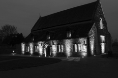 Oakham Castle at night, Oakham