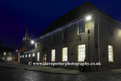 Post office building All Saints church, Oakham