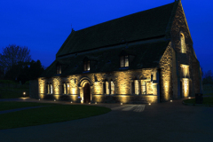 Oakham Castle at night, Oakham