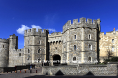 Exterior view of Windsor Castle, Windsor town