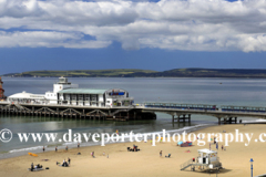 Summer view of Bournemouth town pier