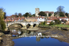St Peters church, river Medway, Aylesford village