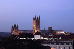 Sunset over Canterbury Cathedral