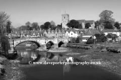 St Peters church, river Medway, Aylesford village