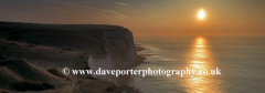 Sunrise over the White Cliffs of Dover