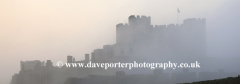 Misty dawn over Dover Castle