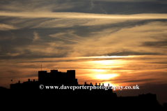 Sunset Landscape over Dover Castle