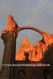 Sunset over Crowland Abbey; Crowland