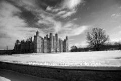Snow Burghley House stately house