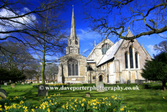 Spring, St Peters church, Spalding town