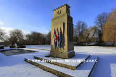 Winter, The War Memorial gardens; Bourne