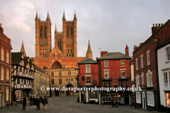 Sunset over Lincoln Cathedral