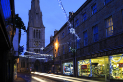 St Marys church, Stamford at night
