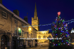 Christmas Tree, All Saints church; Stamford