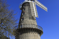Moulton tower windmill, Moulton village