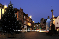 The Christmas tree, Market square, Grantham