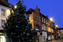 The Christmas tree, Market square, Grantham