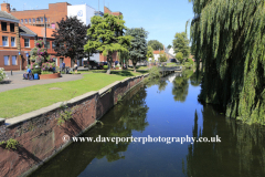Summer; river Welland; Spalding