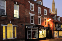 Georgian buildings along Vine Street, Grantham