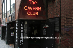 Cavern club in Mathew Street, Liverpool