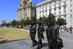 The Beatles statues, Pier Head, Liverpool