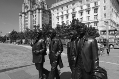 The Beatles statues, Pier Head, Liverpool