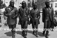 The Beatles statues, Pier Head, Liverpool