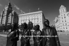 The Beatles statues, Pier Head, Liverpool