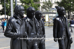 The Beatles statues, Pier Head, Liverpool