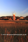 Sunset, Cley Windmill, Cley-next-the-Sea village