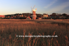 Sunset, Cley Windmill, Cley-next-the-Sea village