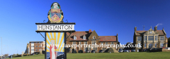 Town sign on the Green, Hunstanton