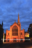 Dusk view of Norwich Cathedral