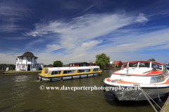 Boats at Potter Heigham village, river Thurne