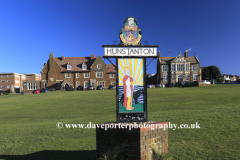 Town sign on the Green, Hunstanton town
