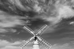 Thurne windmill, river Thurne, Norfolk Broads